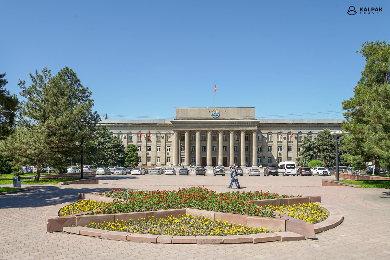 Parliament building in Bishkek