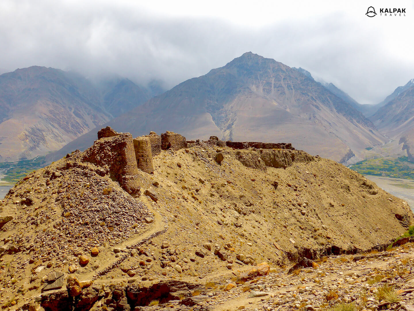 Yamchun fortress in Wakhan, Tajikistan