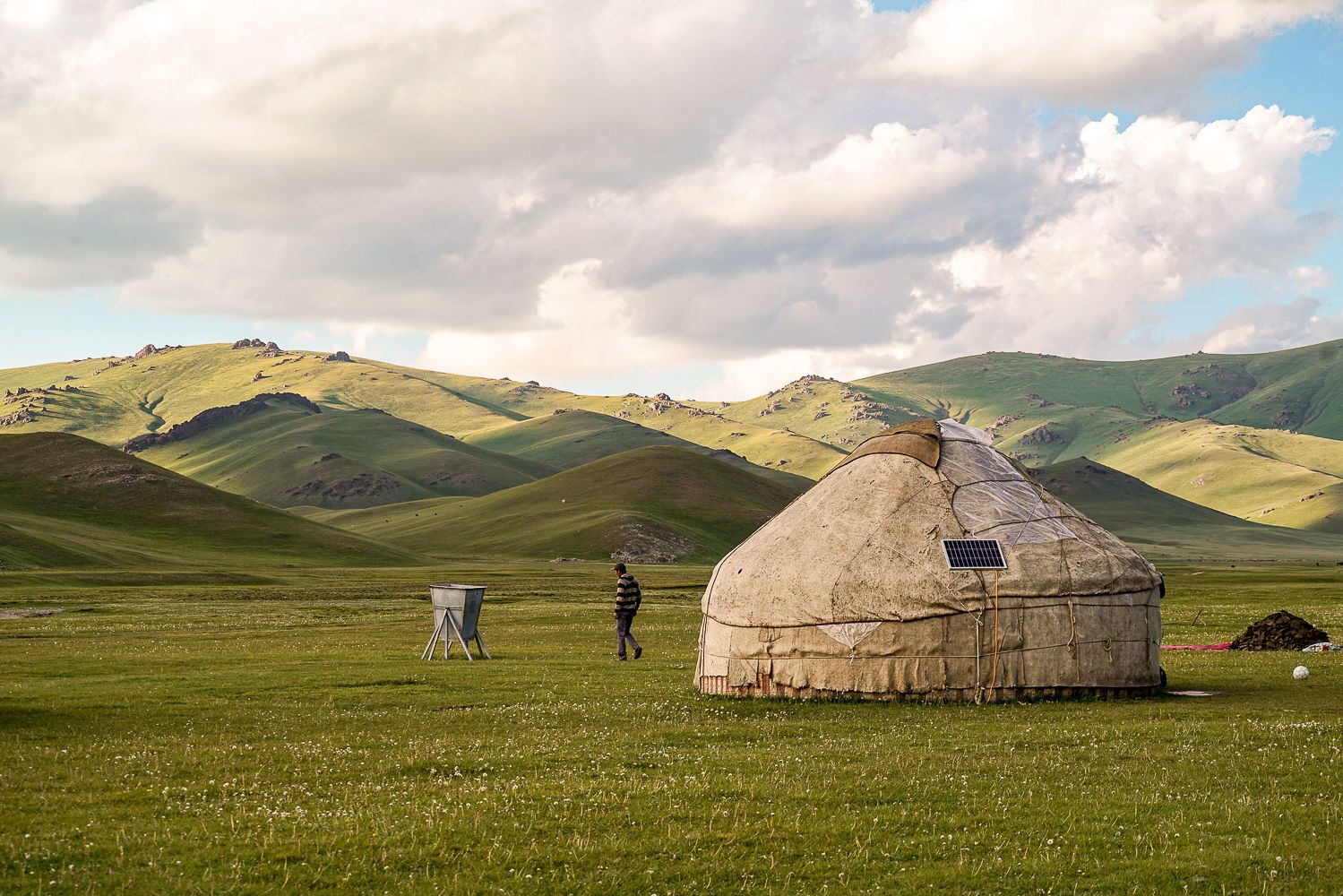 Song Kul, yurt, Kyrgyzstan