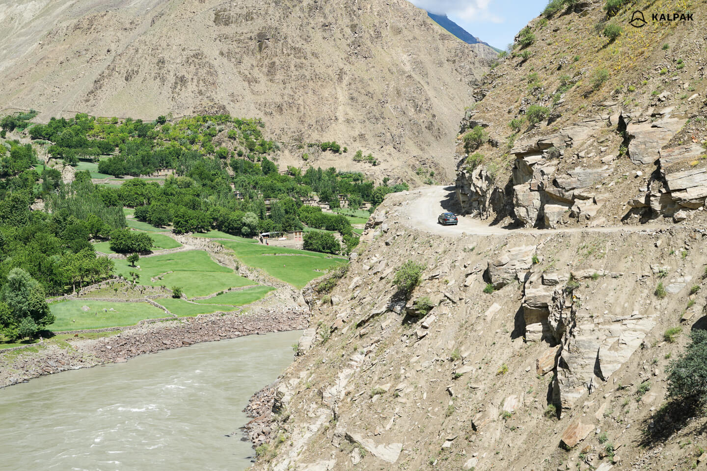 Pamir Highway Panj river