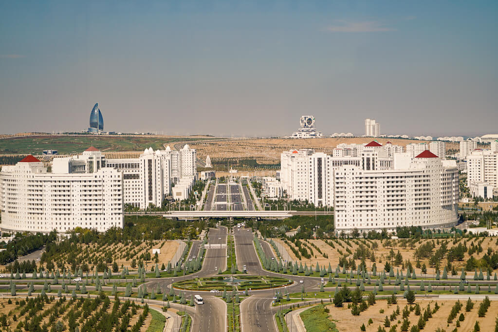 Ashgabat in Turkmenistan