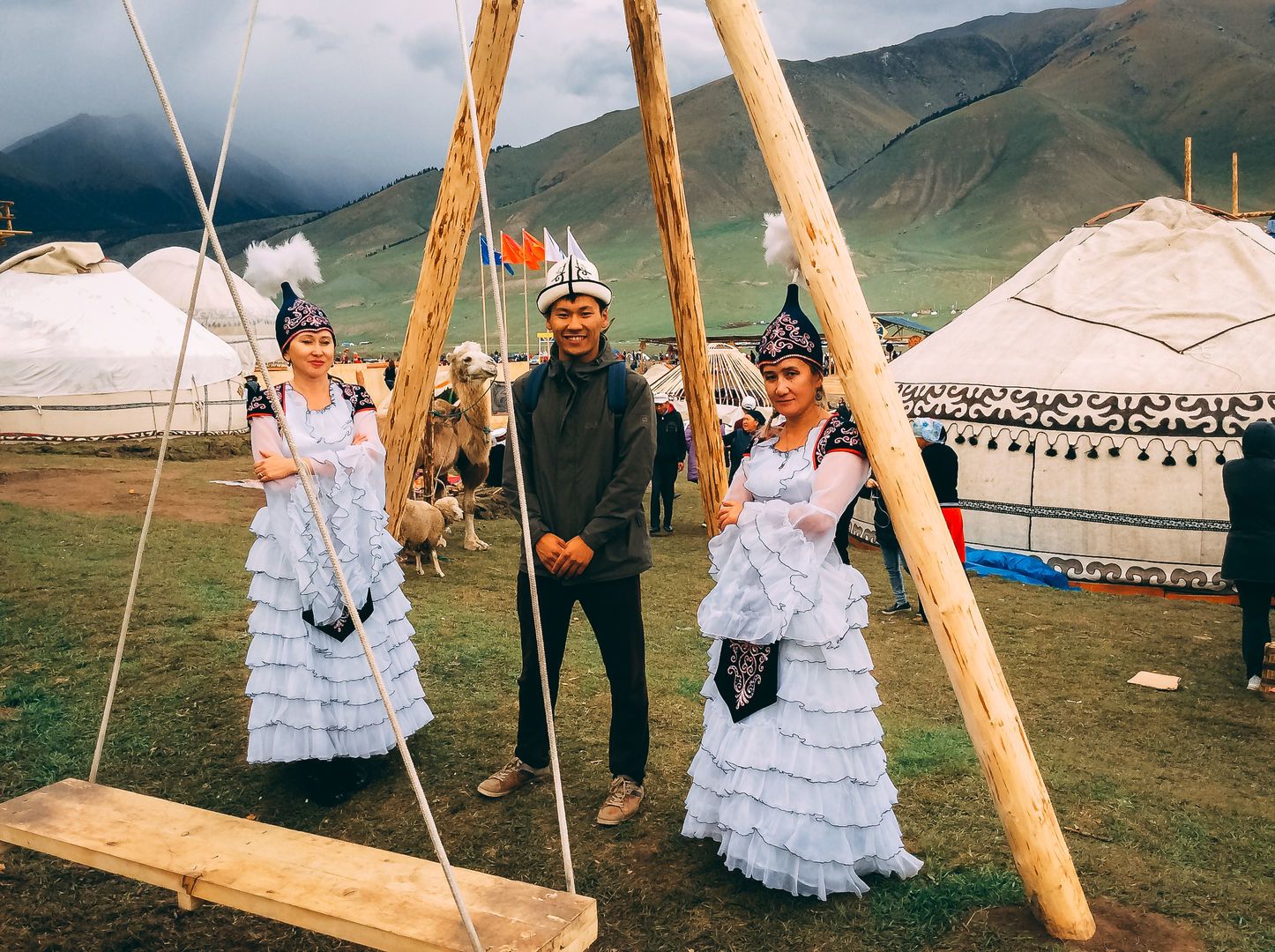 Kyrgyz clothes at the world nomad games