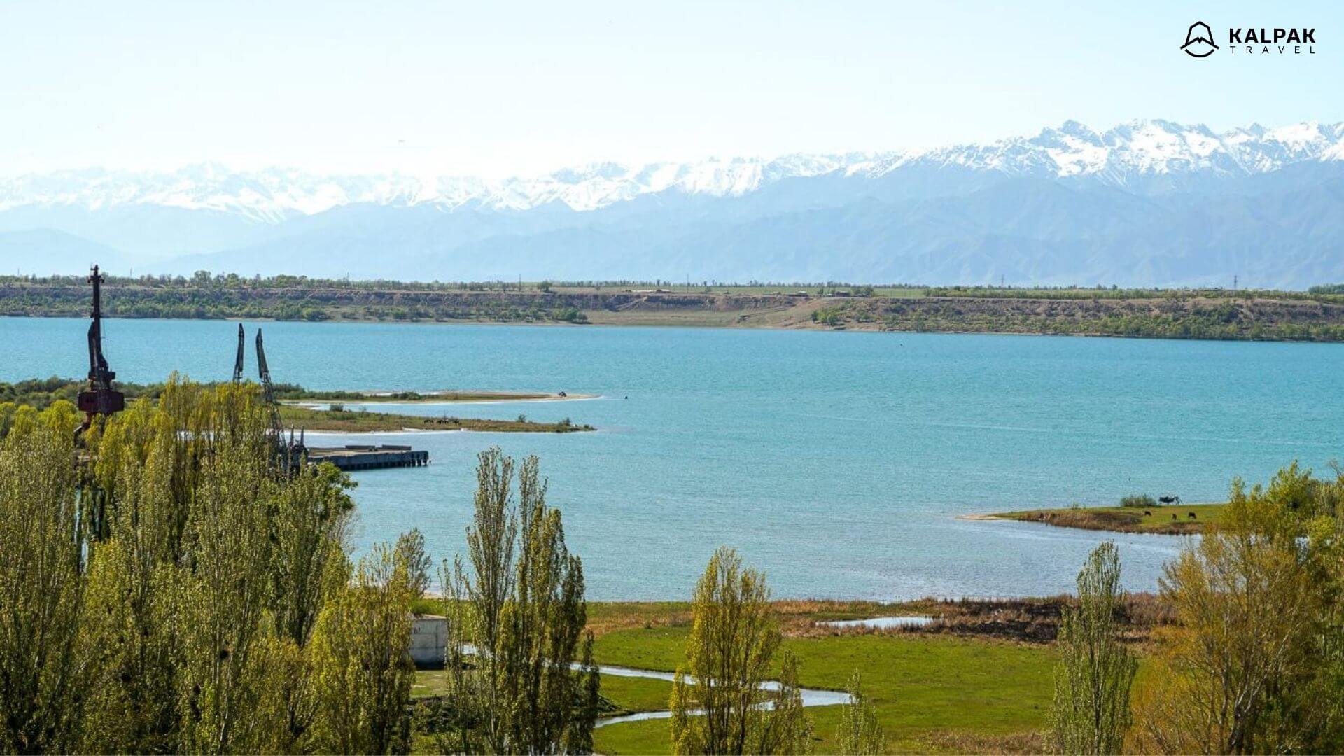 Issyk Kul lake in Central Asia