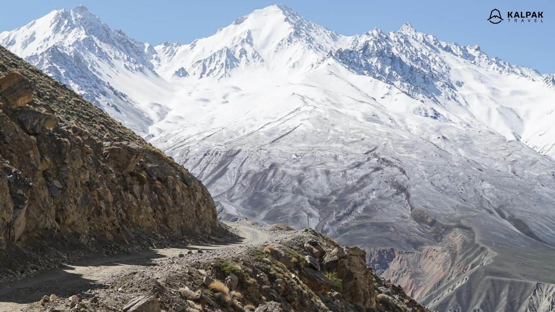 Pamir Highway in Tajikistan in Central Asia