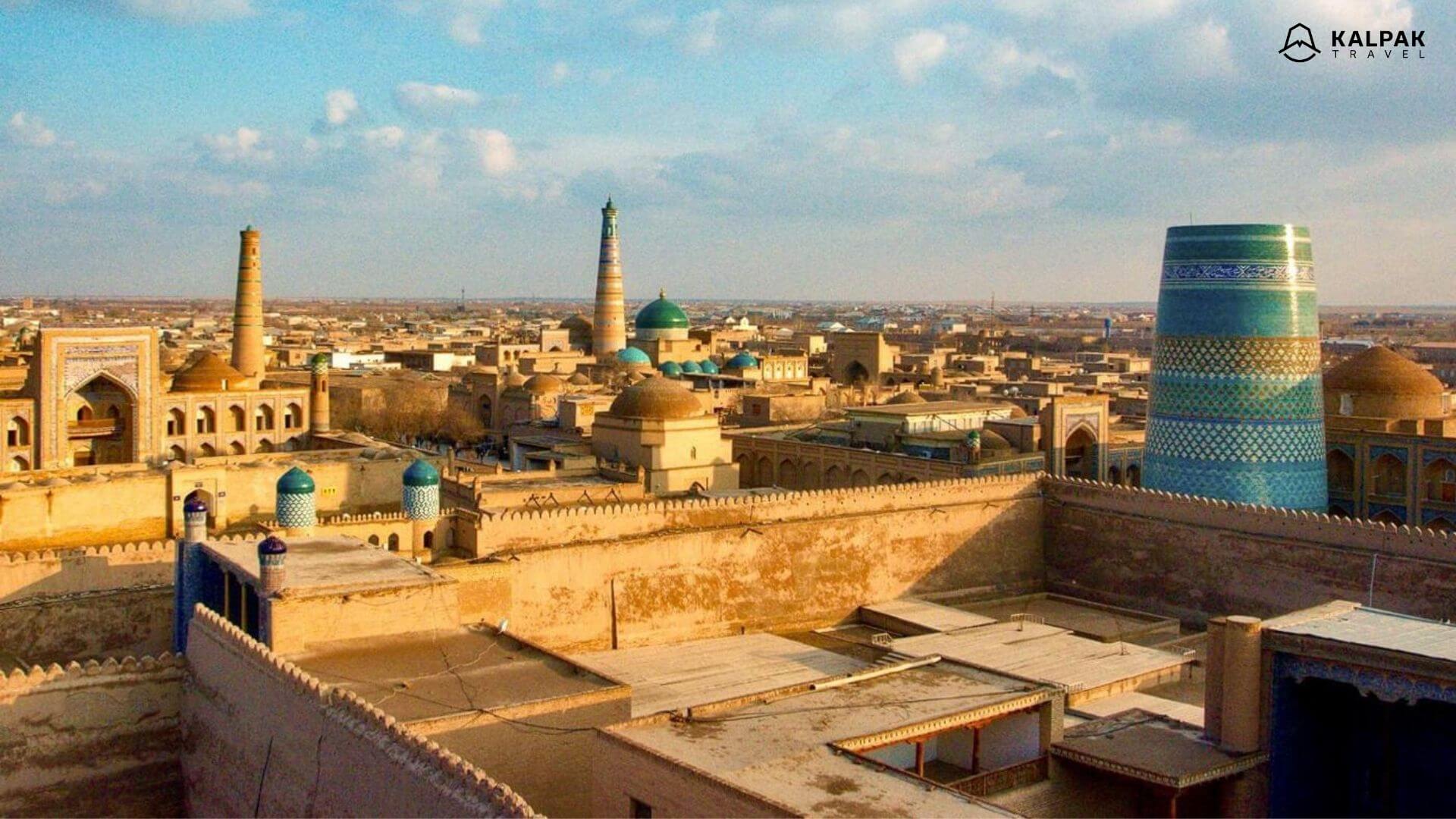 Khiva is a Silk Road city in Uzbekistan