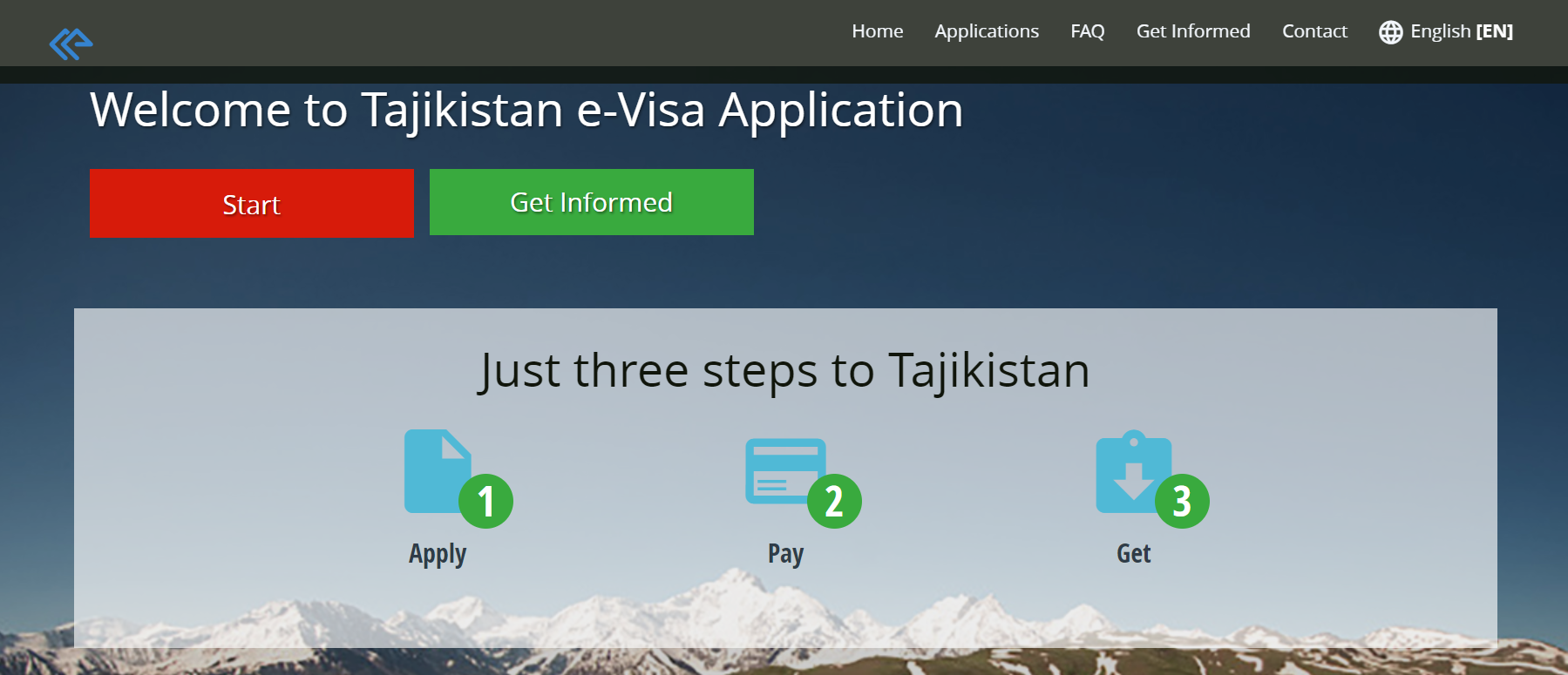 Tajikistan Visa website