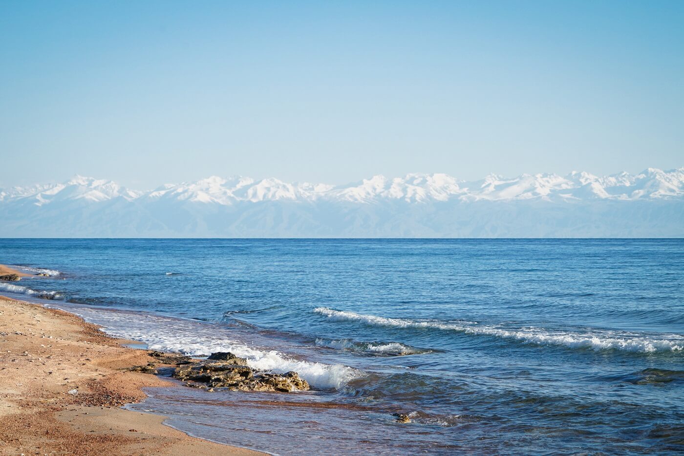 Issyk-Kul lake Kyrgyzstan