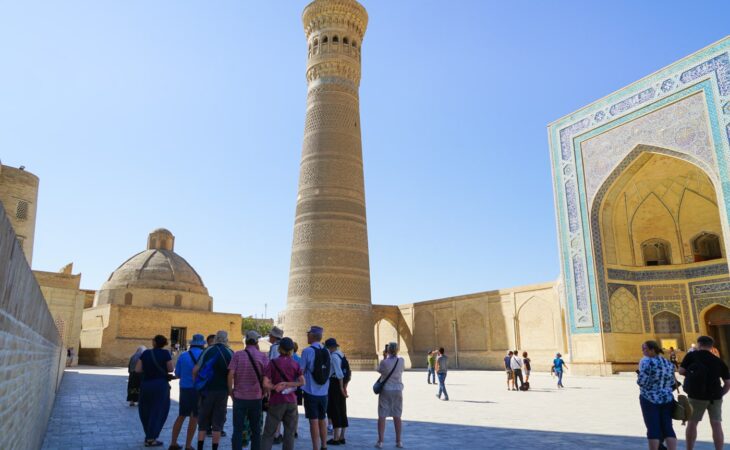Uzbekistan tourist group