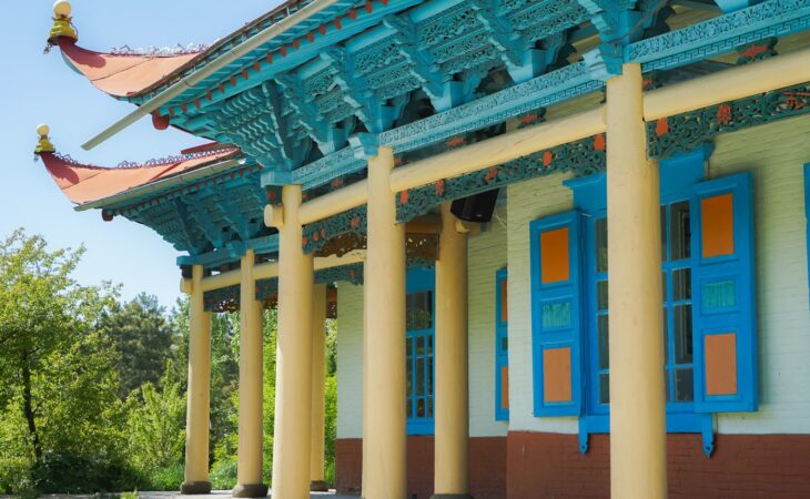 Karakol dungan mosque Kyrgyzstan