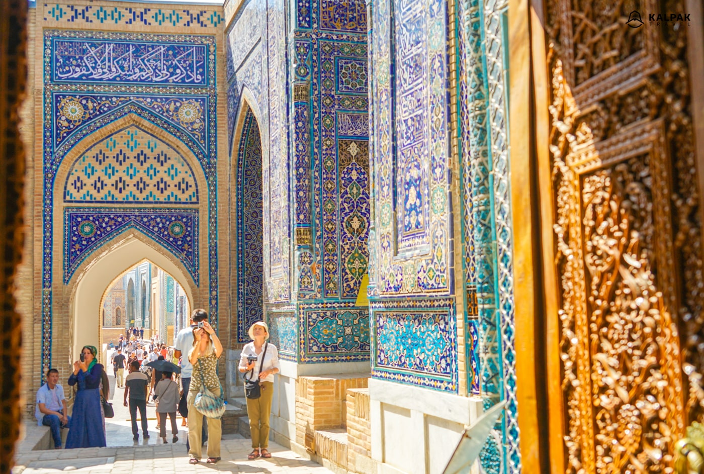 Shahizinda Samarkand in Uzbekistan
